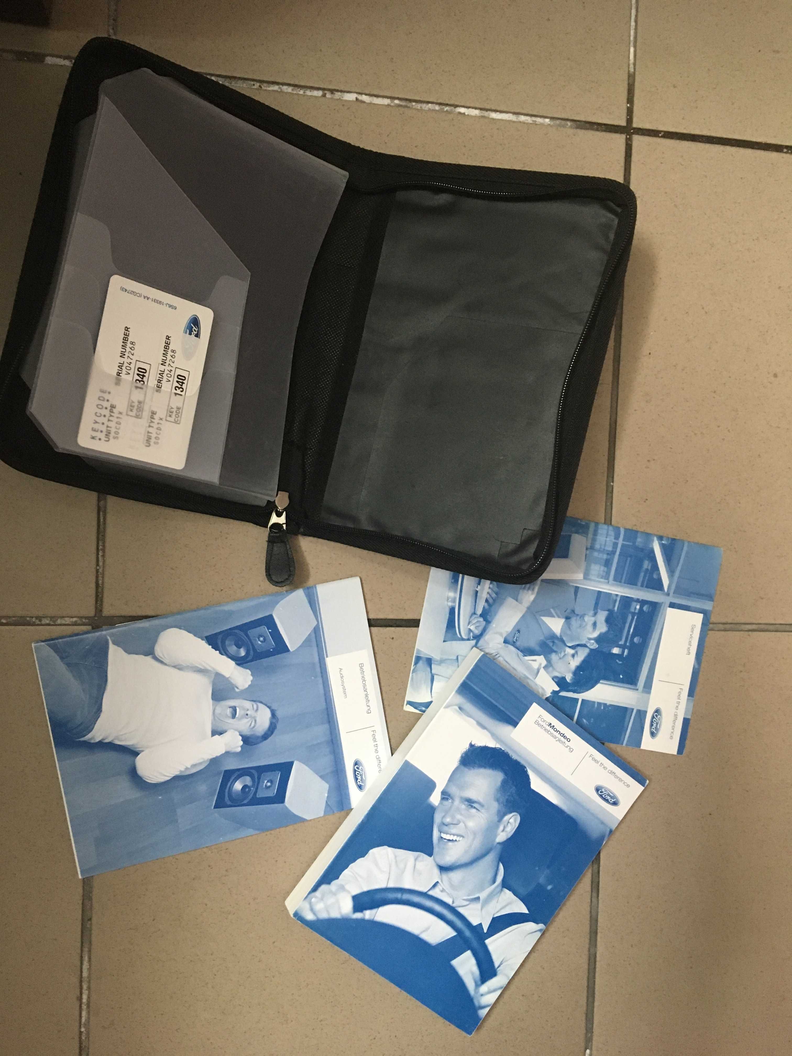 Etui książka książki instrukcja obsługi Ford Mondeo MK4 nowe J Polski