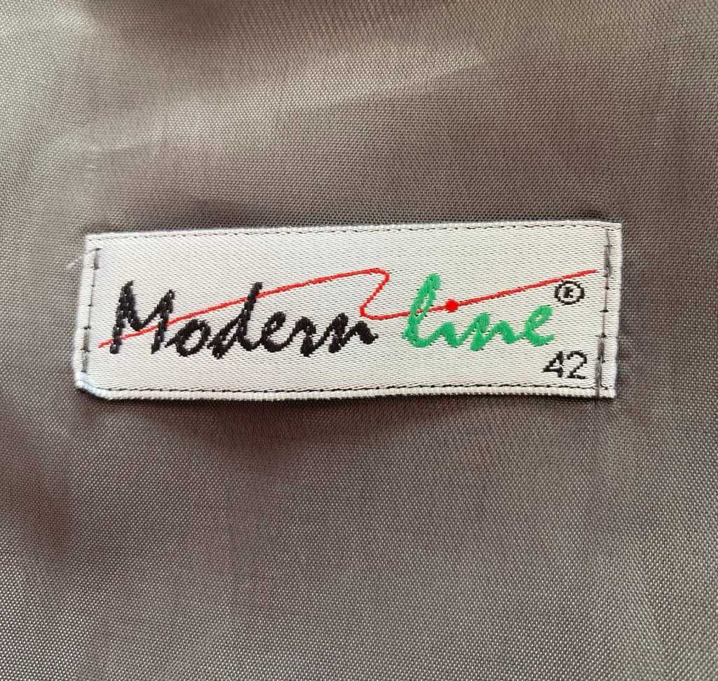 Modern Line Sukienka bez rękawów 42 szaro popielata