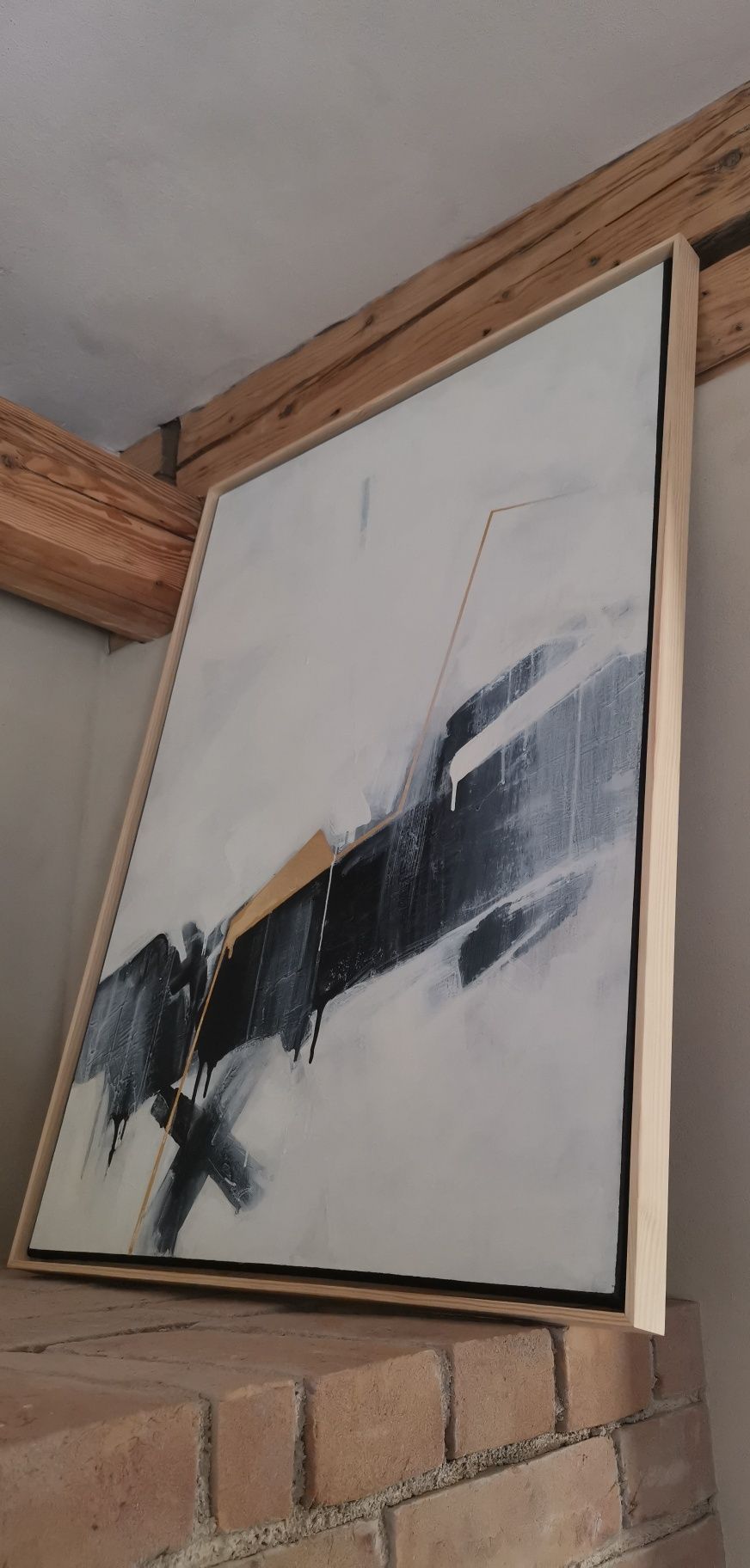 Duża abstrakcja / obraz na płótnie / od artysty