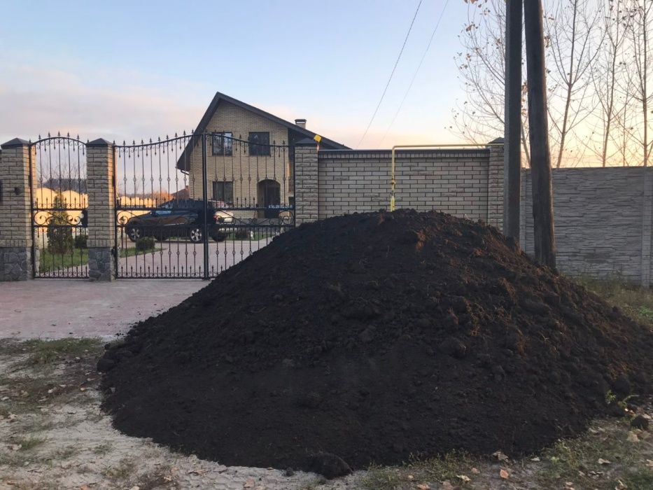 Чернозем торф грунт на подсыпку продажа и доставка чорнозем Киев и обл