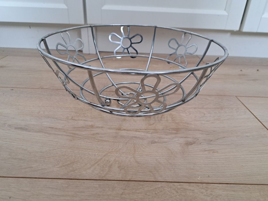 Owocarka metaloea, misa na owoce, pojemnik kuchenny wzór z kwiatami