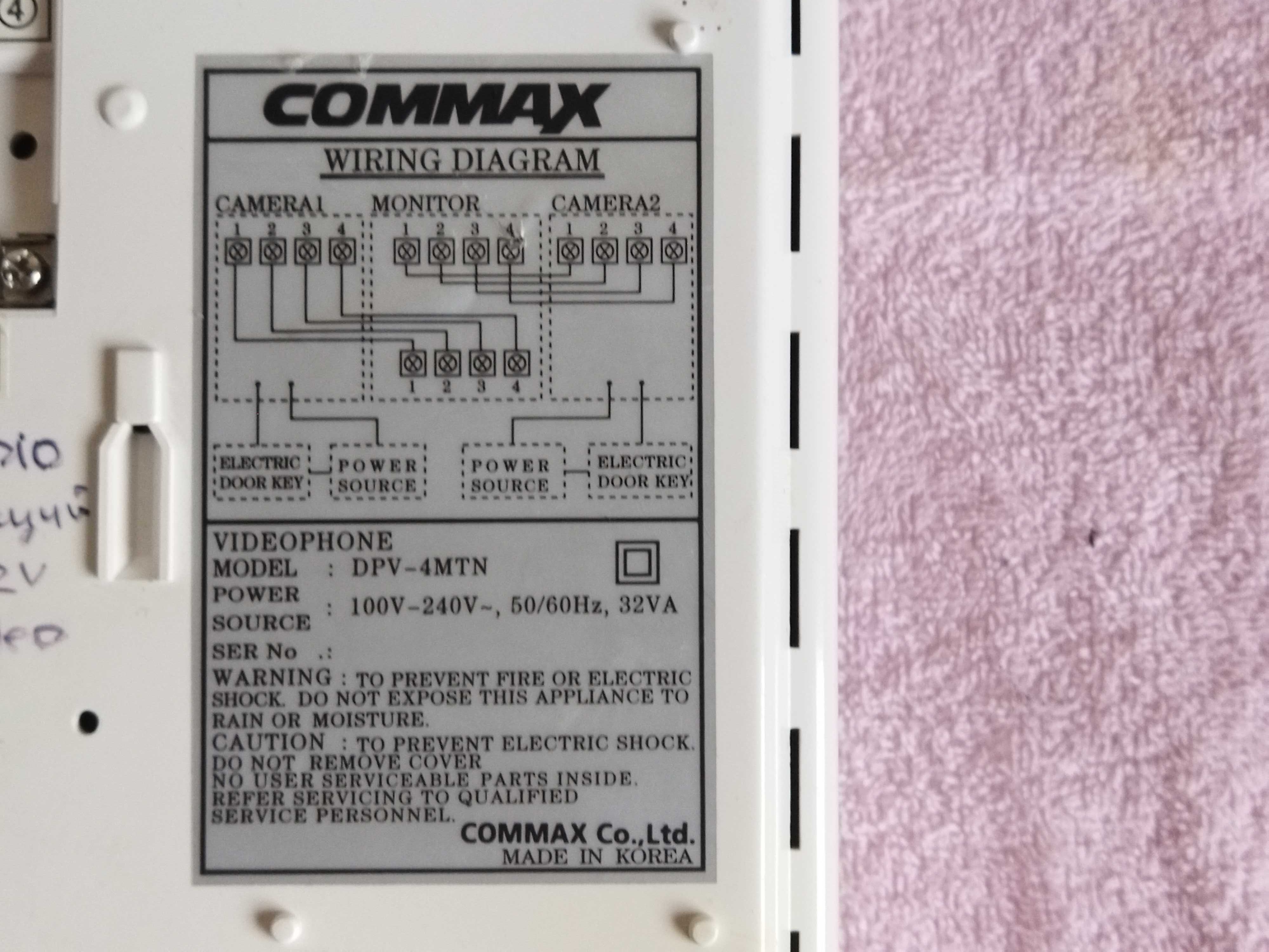 Видеодомофон COMAX DPV-4MTN.