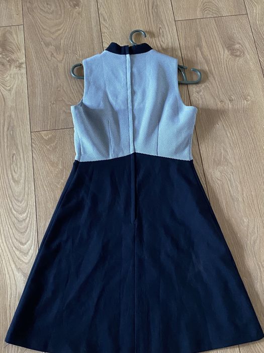 Сукня плаття в діловому стилі темно синього кольору