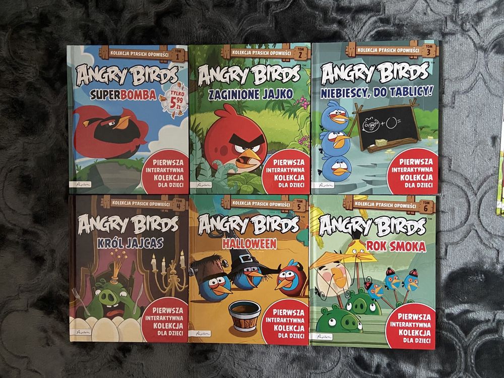 Zestaw 25 książeczek dla dzieci Angry Birds