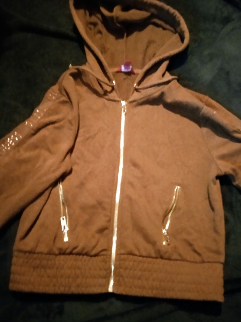 Bluza damska któtka z kapturem Guess,r. S