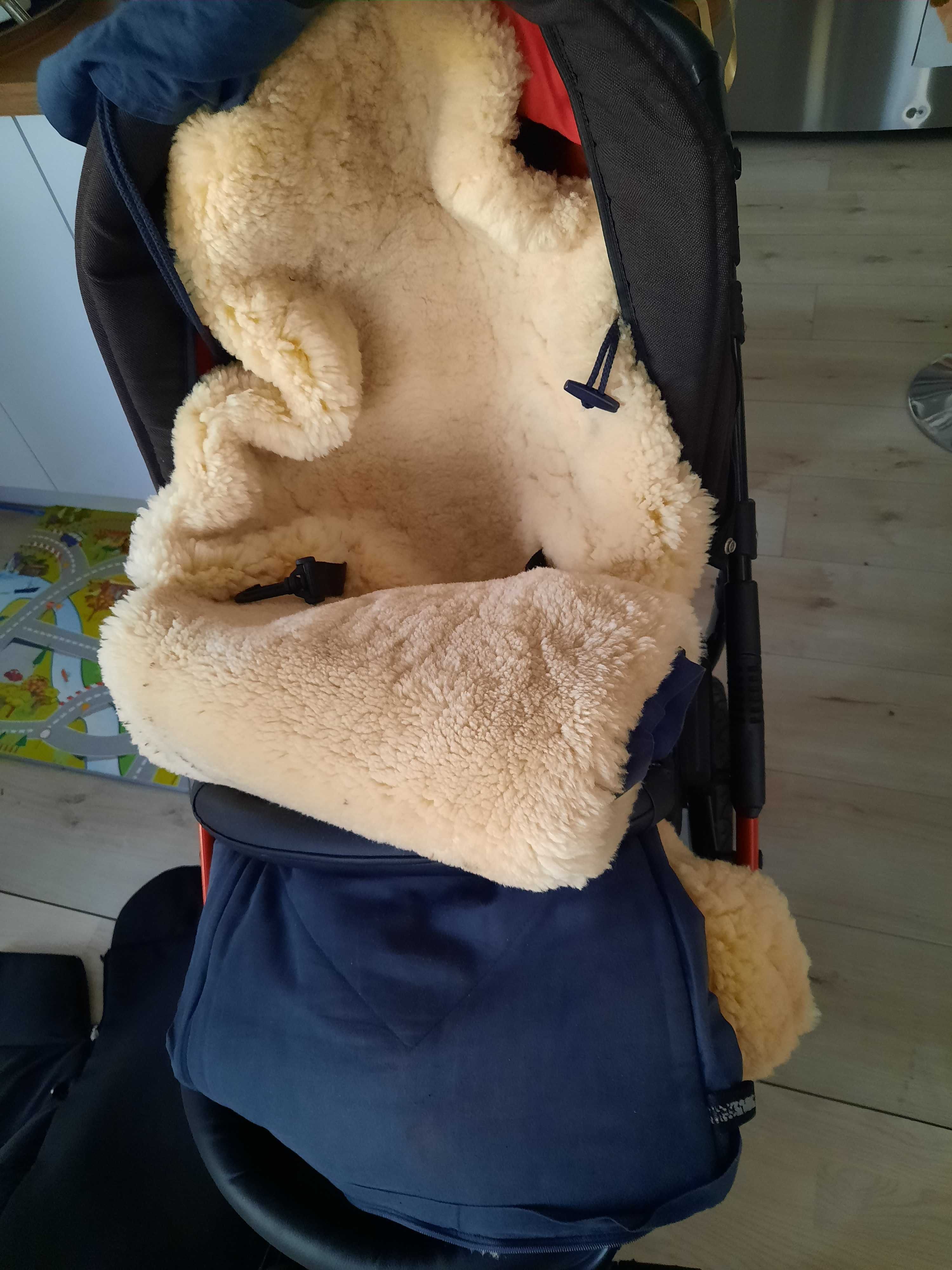 Śpiworek do wózka z Merino wełną, KAIZER, do 36 miesiąca