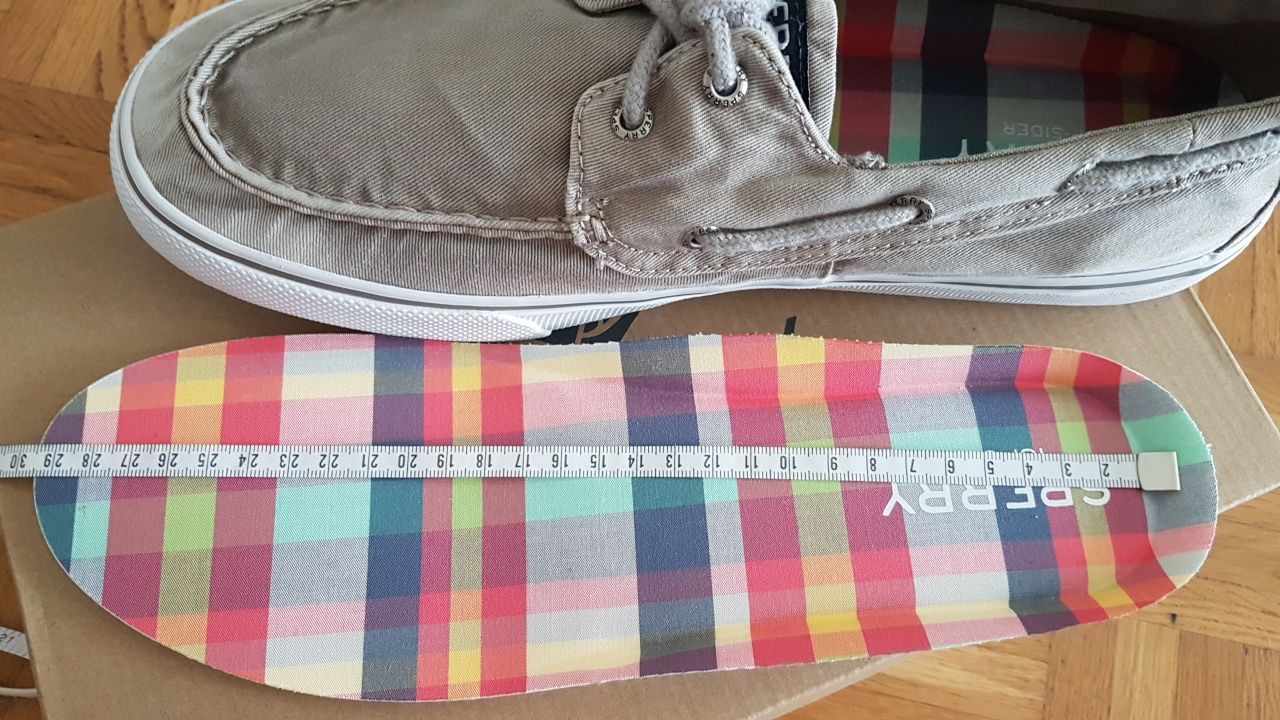 Очень мягкие мокасины Sperry Bahama 45р,серого цвета,оригинал.