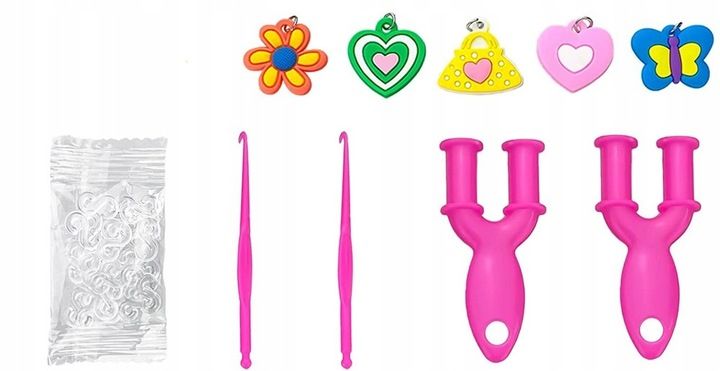 Zestaw Gumek Do Robienia Bransoletek Kreatywny Mocne Xxl Kolory Gumki