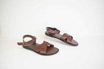 Andrea e Michele Коричневые Плетеные Сандалии Made in Italy р 40 43