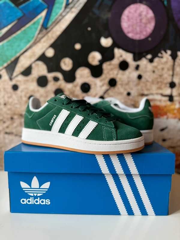 adidas Campus 00s Dark Green Cloud White 38.5