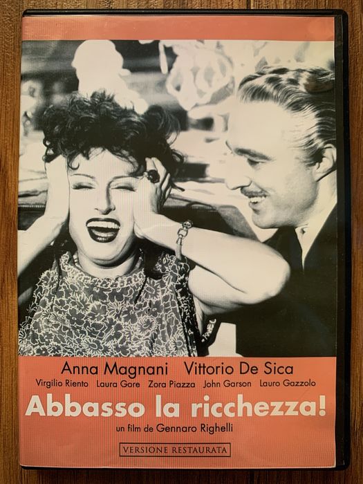 Basta de Dinheiro! -  Anna Magnani - Vittorio De Sica - dvd