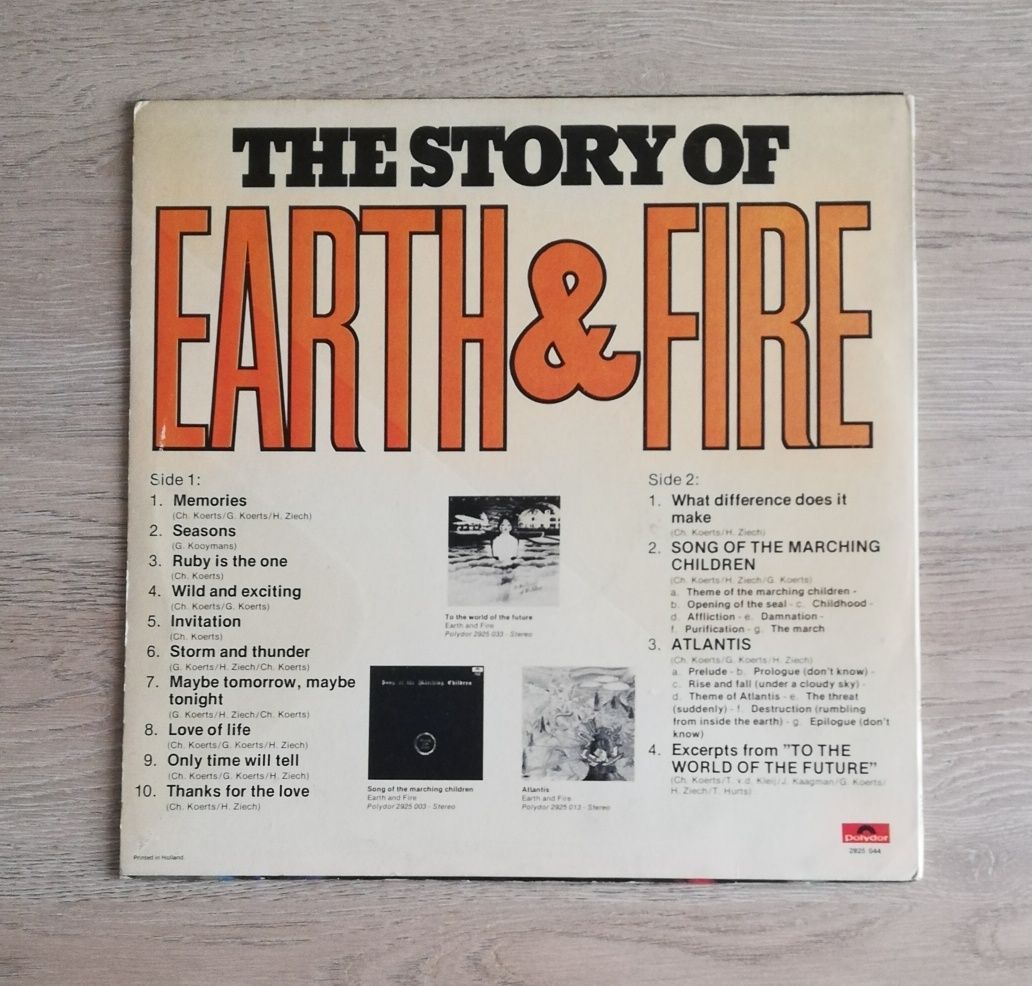 Earth & Fire   33rpm