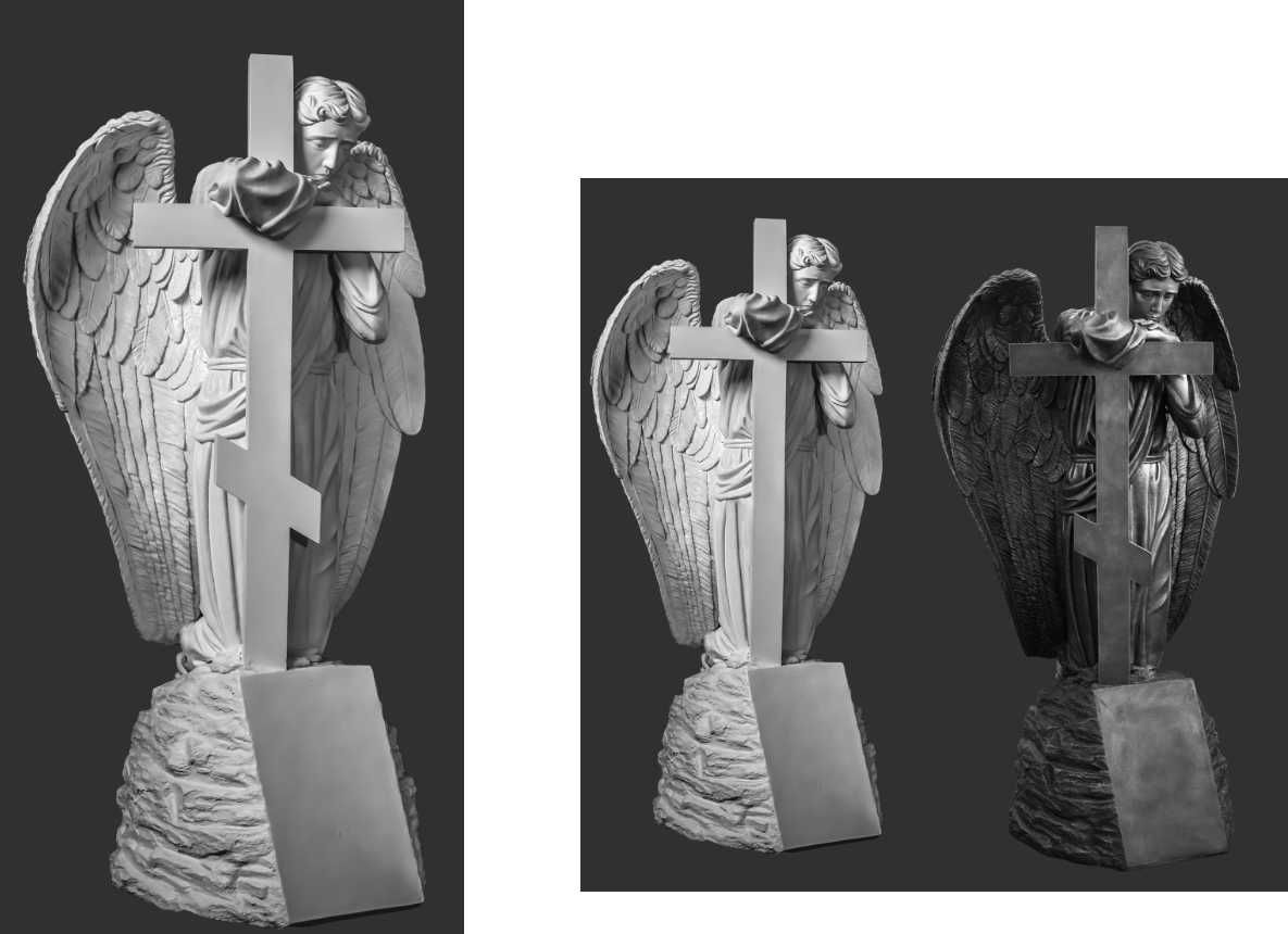 Скульптура Ангел с Крестом
