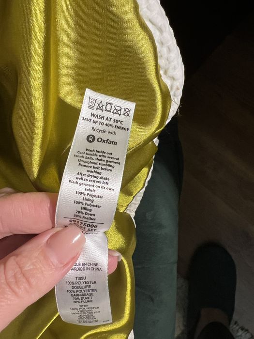 Пуховик пух перо Італія