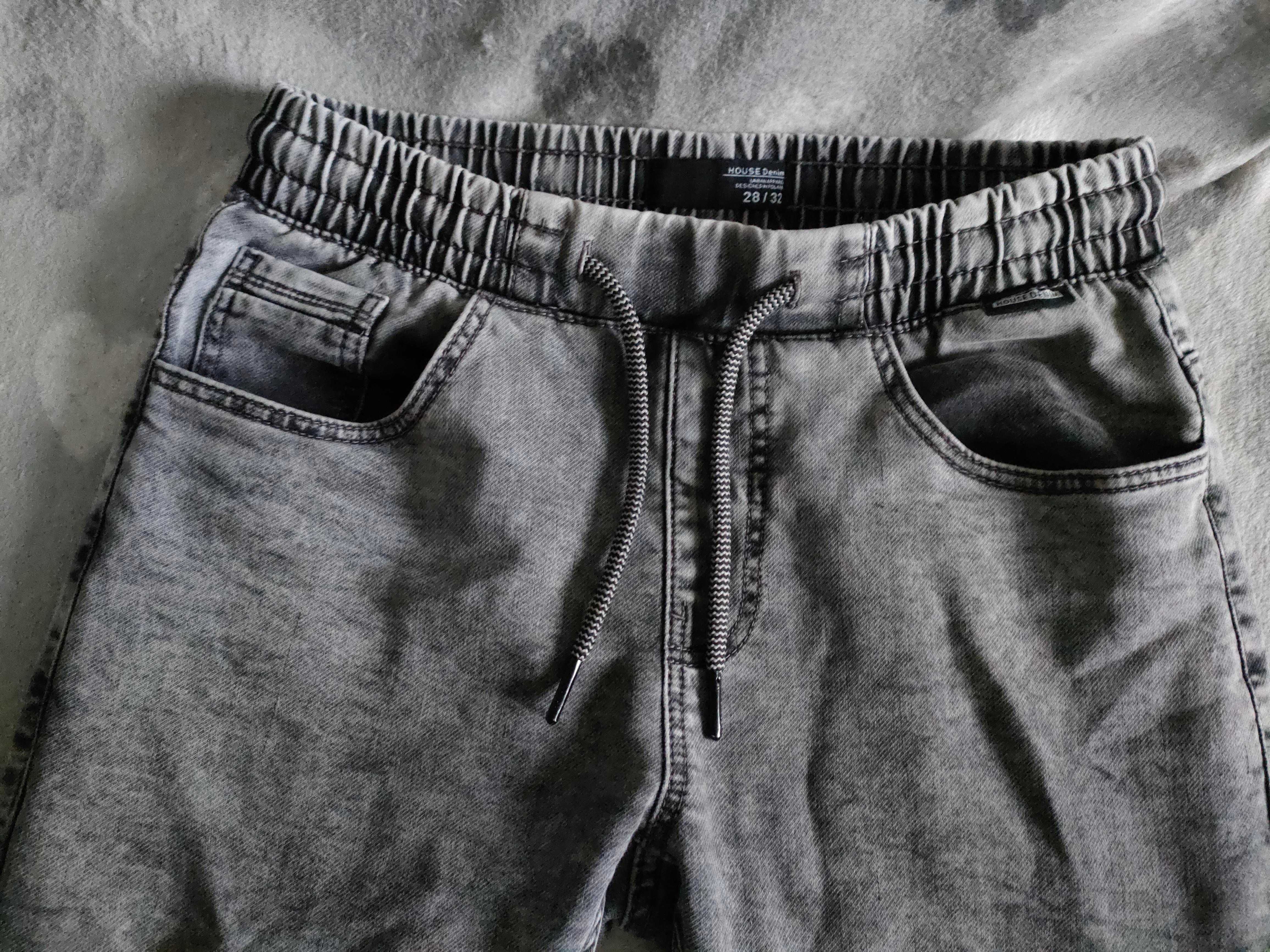 Spodnie męskie jeansowe jogger 28/32 house