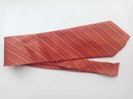 #17 Giorgio Valentino pomarańczowy krawat paski