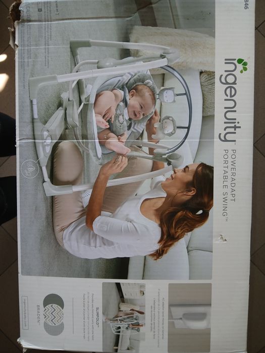 INGENUITY Huśtawka Hybrydowa „Przytulny Lew”