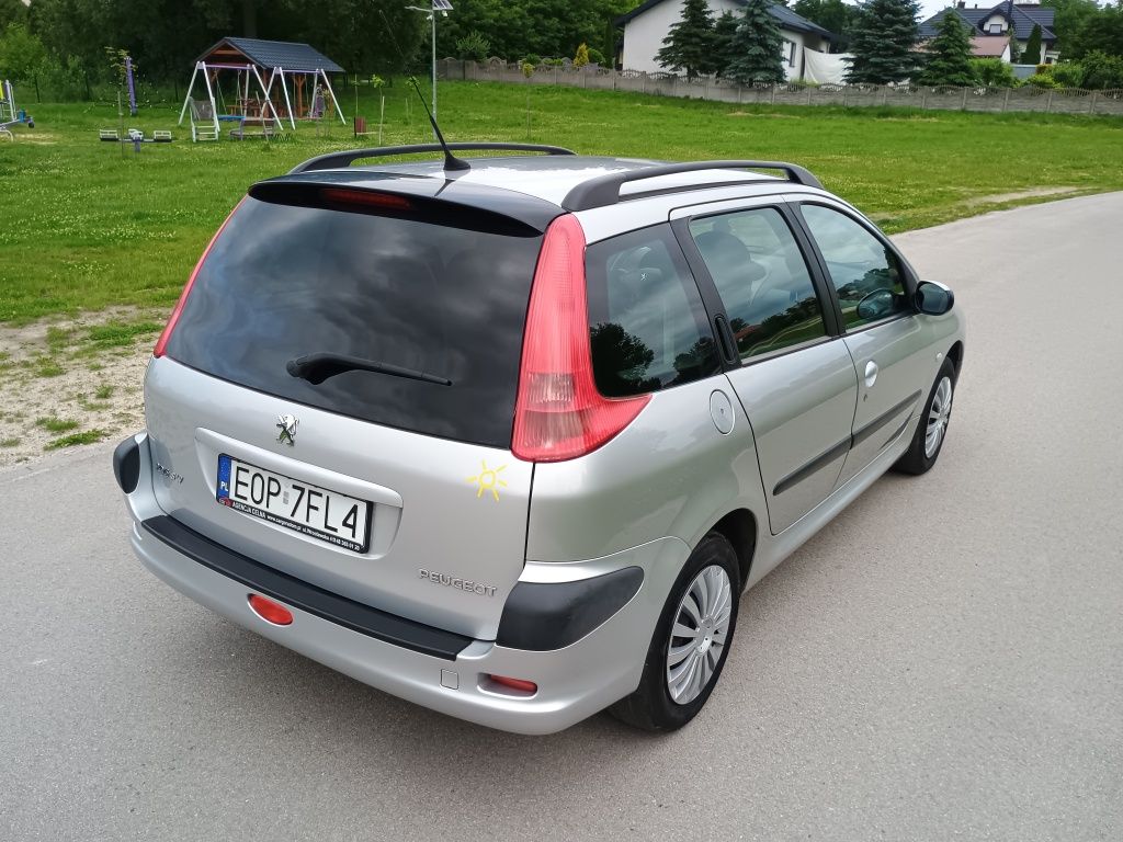 Peugeot 206 SW 1.4 benzyna 2004 rok klimatyzacja sprowadzony zarejestr