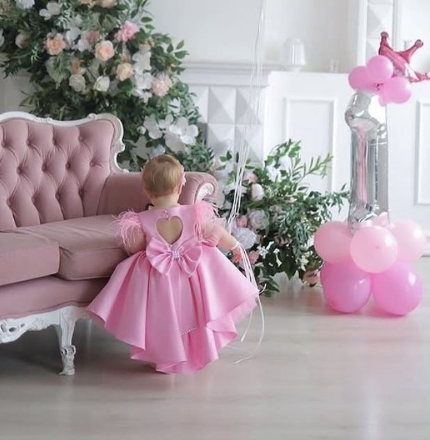 Платье на годик 80р