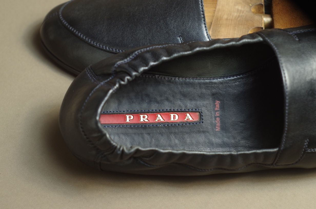 Prada Мокасины Лоферы Оригинал 43р ( 28см )