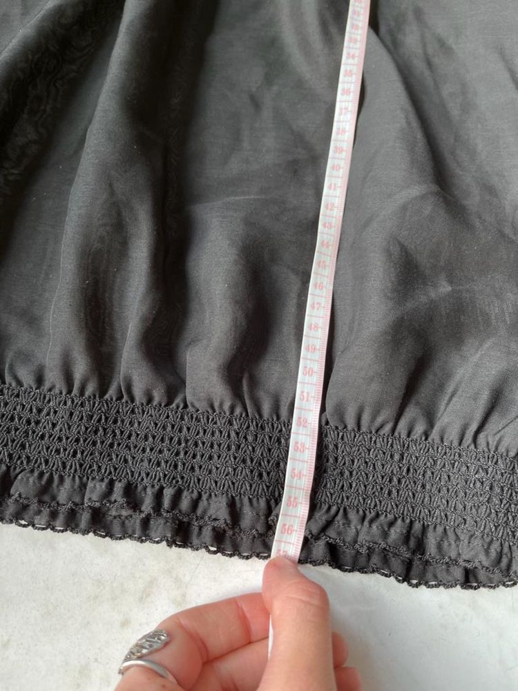 H&M bluzka halka hiszpanka koszulka nocna bluzka z krótkim rękawem cza