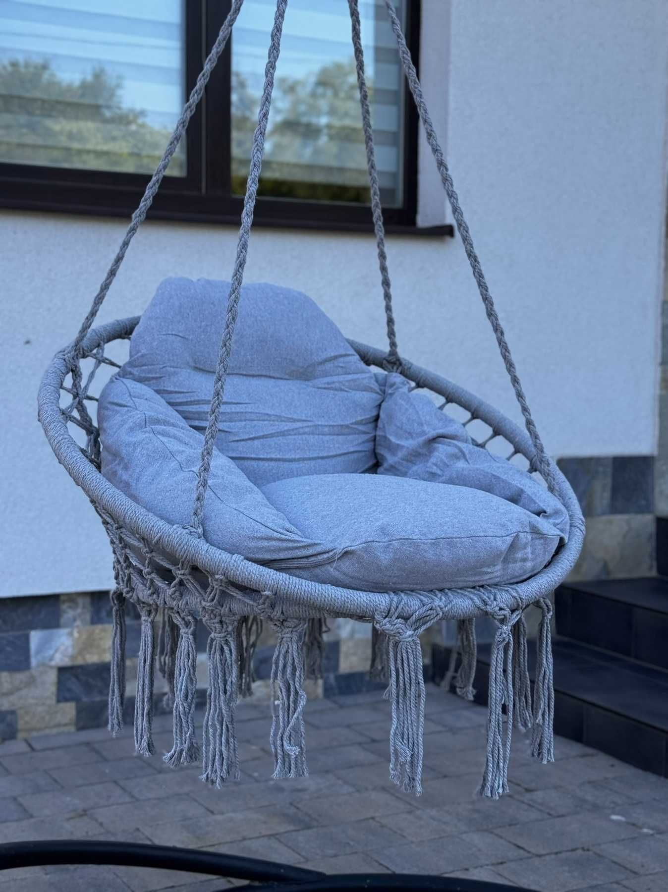 Підвісна гойдалка до150кг 5кольорів Підвісне крісло гамак Качеля Лежак
