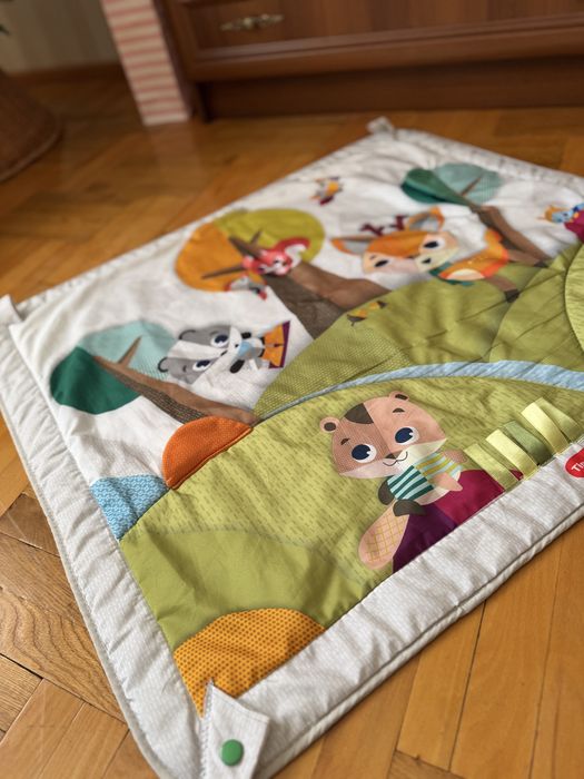 Дитячий розвиваючий килимок з дугами Tiny Love лісові друзі коврик