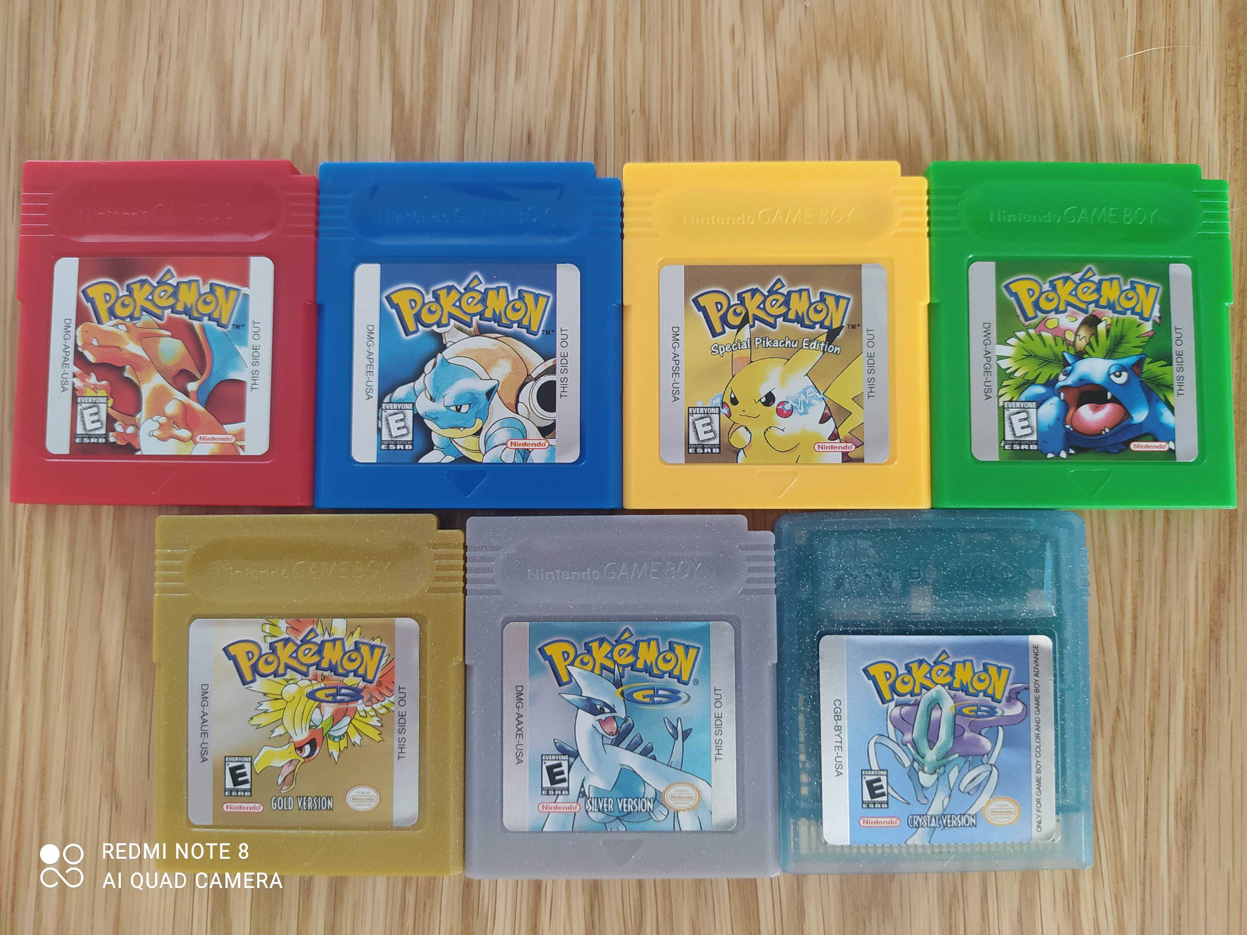 Crystal POKEMON GAMEBOY Color/Advance/Sp/Pocket/Classic -Wysyłka do 3h