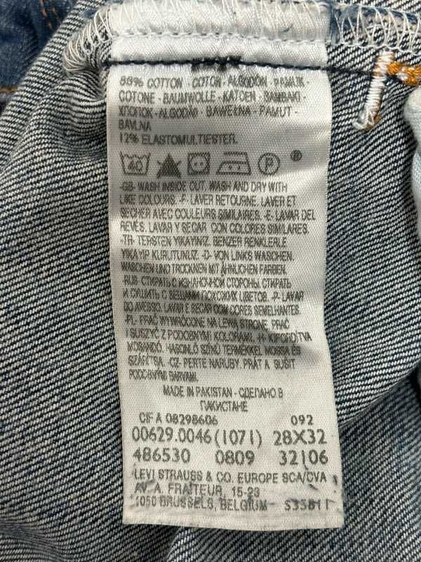 Levi's 629 W28 L32 Damskie Spodnie Jeansowe Bootcut Granatowe