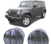 PISCAS DIANTEIROS PARA JEEP WRANGLER JK 07- LED PRETO FUMADO
