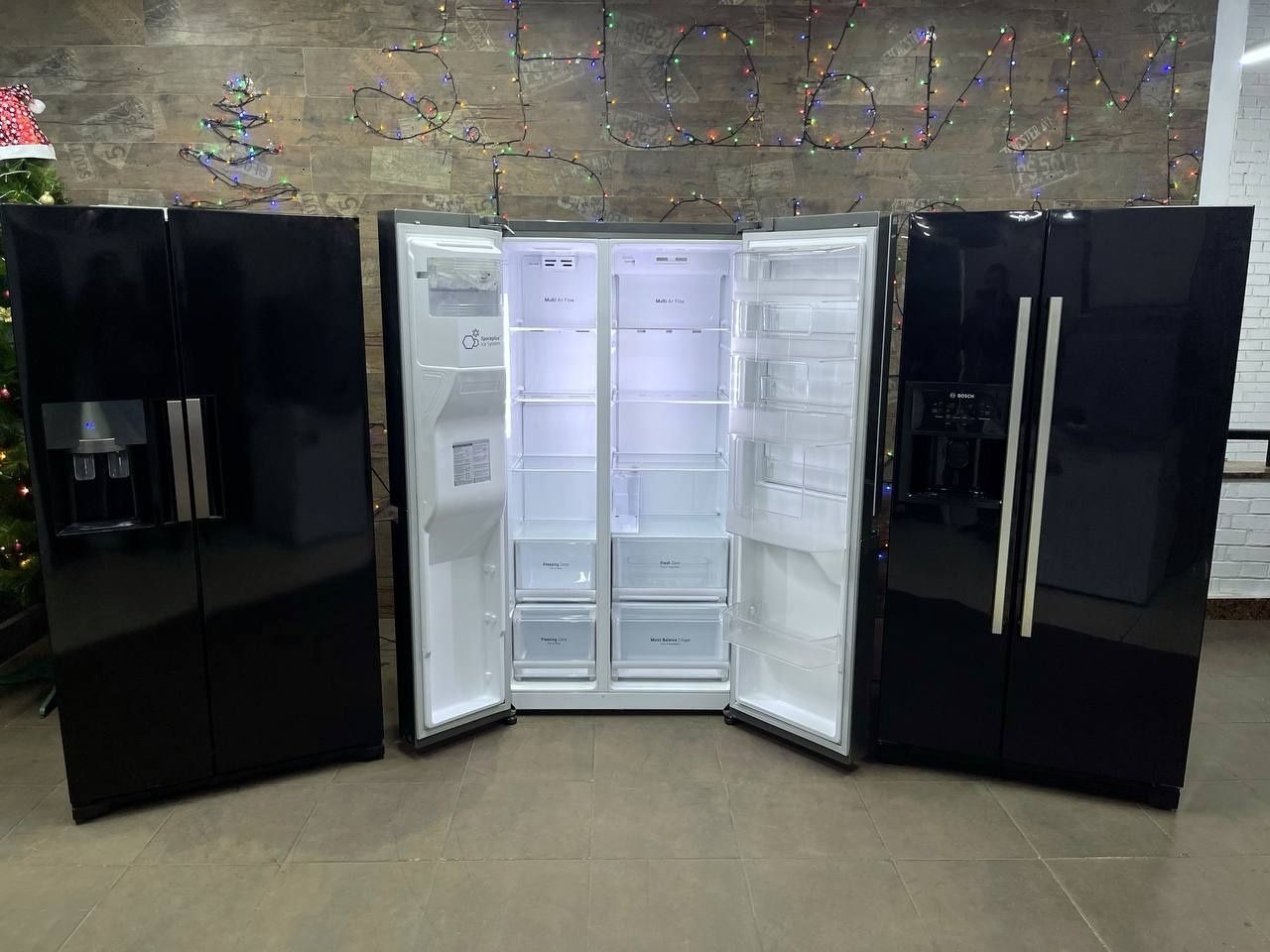 холХолодильник side-by-side LG GMX844MCKV, доставка