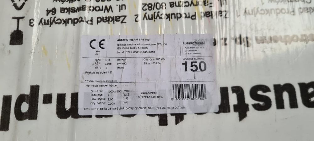 Styropian 10cm,15cm,20cm po 1 paczce