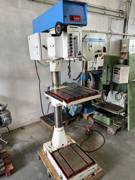 Wiertarka słupowa Adam z posuwem stożek MK3 CM3