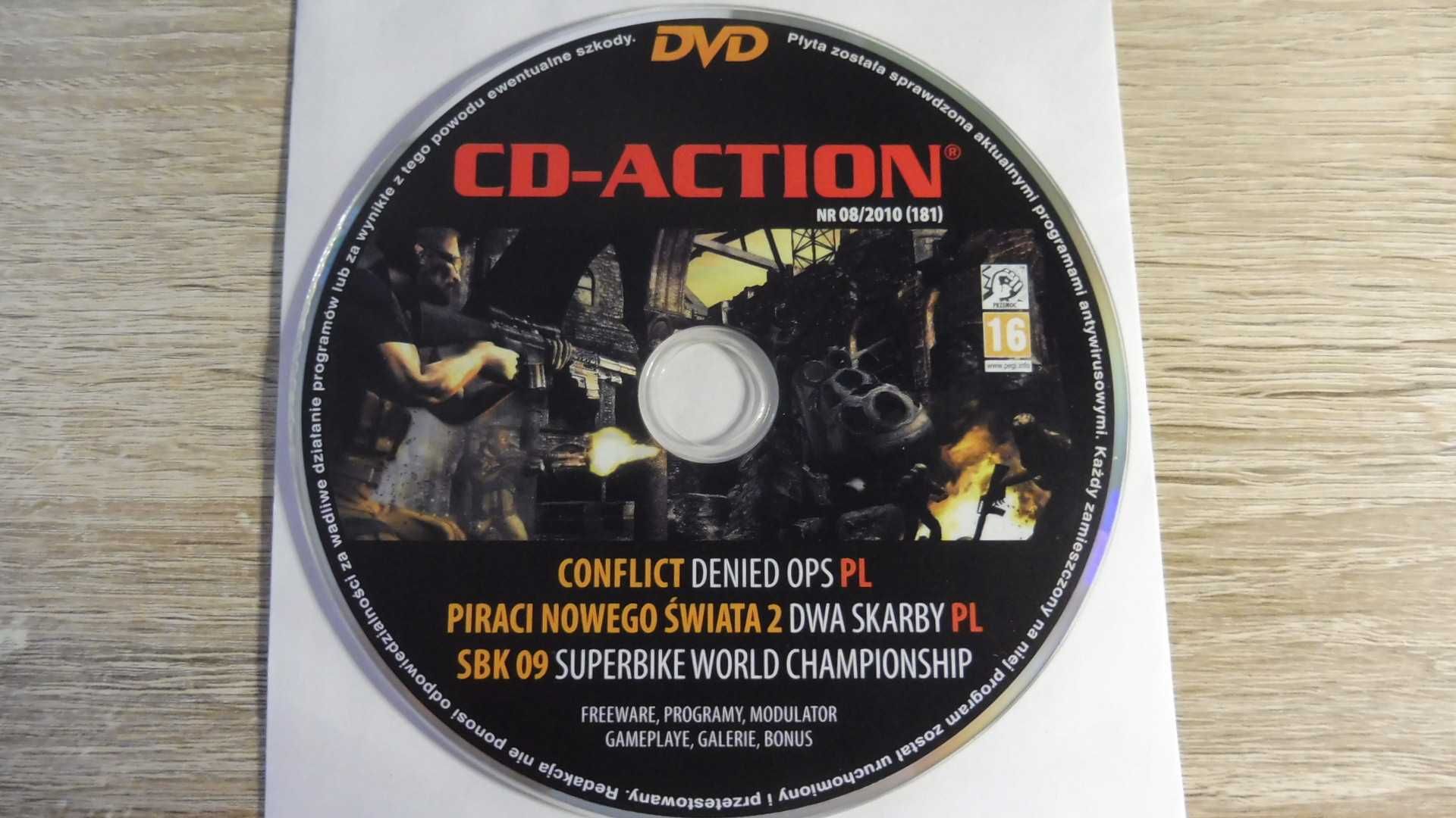 CD Action 08/2010 (181) - Conflict, SBK 09, Piraci z nowego świata