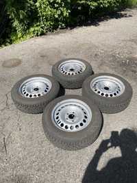 Zimowe opony 185/65 R15 92T; 110/15 (Opel Astra H) + stalówki