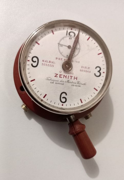 Antigo Cronógrafo Zenith Le Locle Suisse (1900 a 1915) RARO 1915