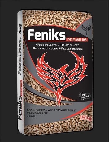 Pellet FENIKS Premium również pelet Lava Olczyk Olimp Barlinek Fenix