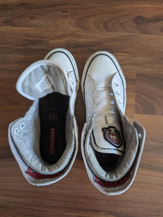 Високі шкіряні кеди Converse,37 розмір, 23,5см
