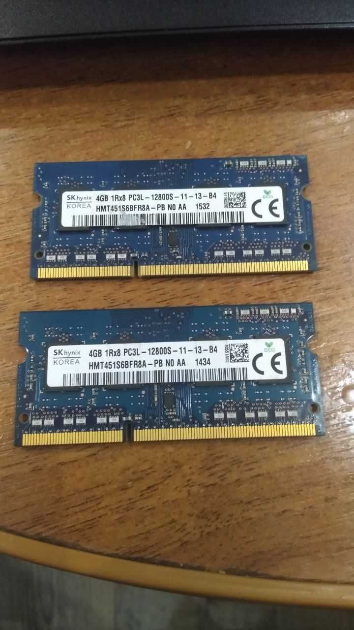 память ddr3L 4гб hunix samsung 12800s\ 1333 1600\ 1333мгц 1.35\1.5v