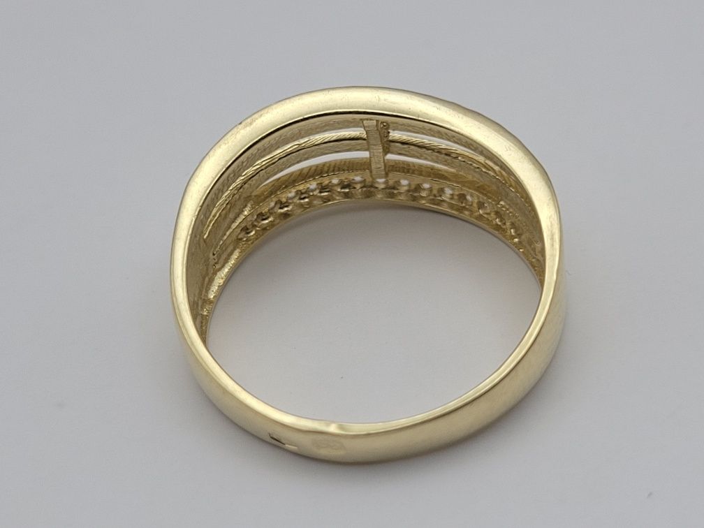 Nowy złoty pierścionek złoto próby 585 rozmiar 15