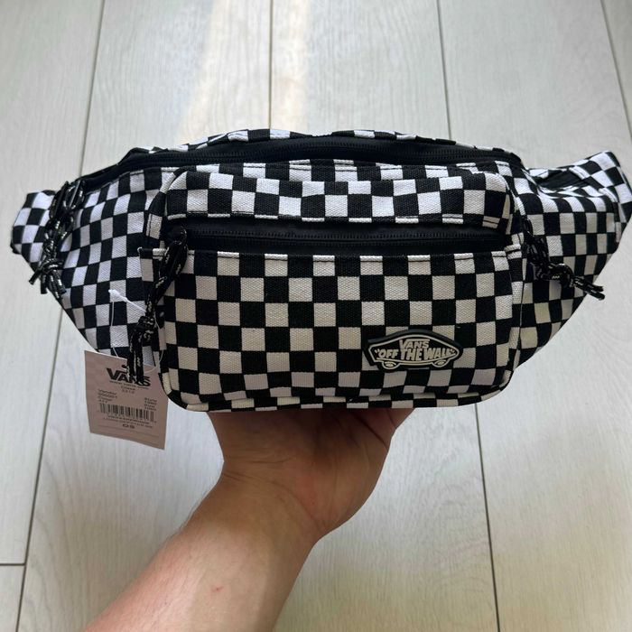 Сумка через плече/на пояс Vans у 2 кольорах(Чорний, Чорно-Білий).