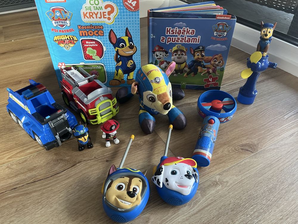 Zestaw zabawek psi patrol paw patrol