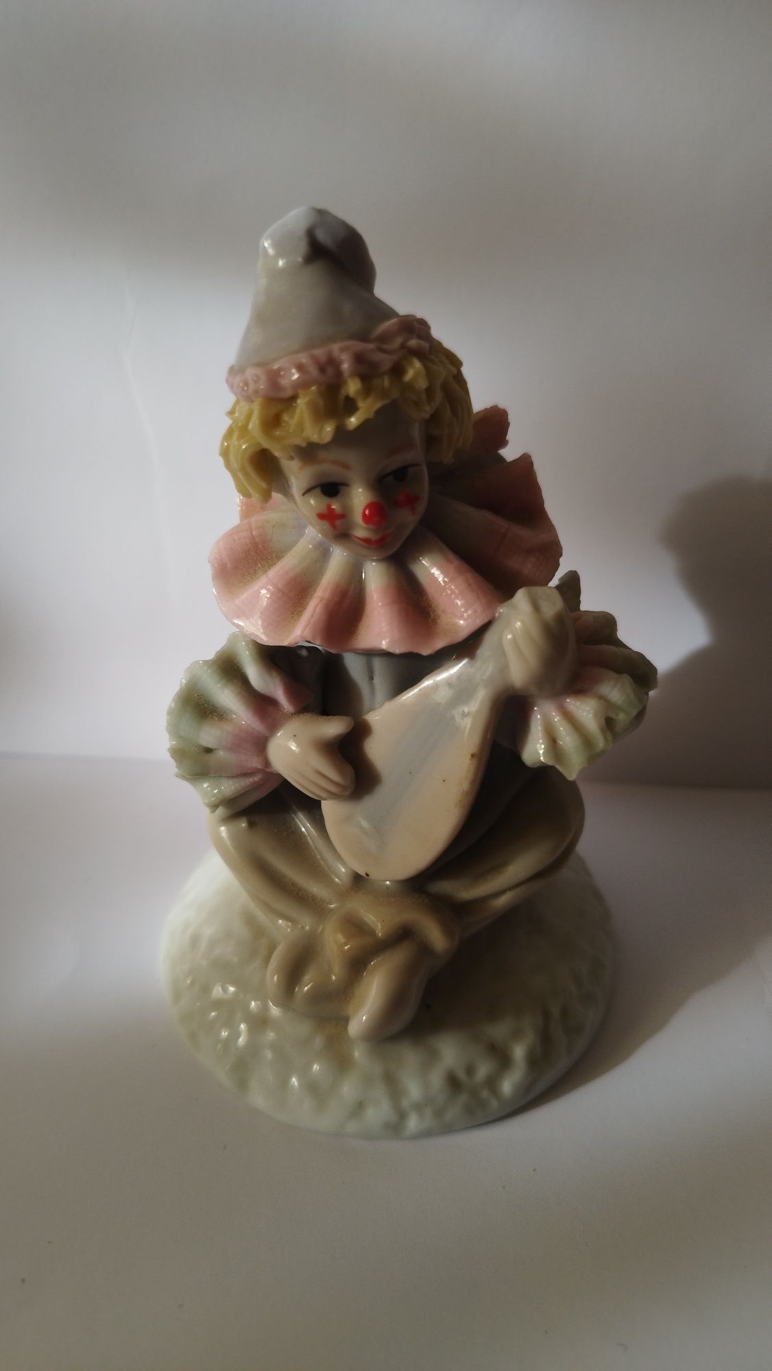 Klaun klauni muzykanci porcelana pierot vintage retro