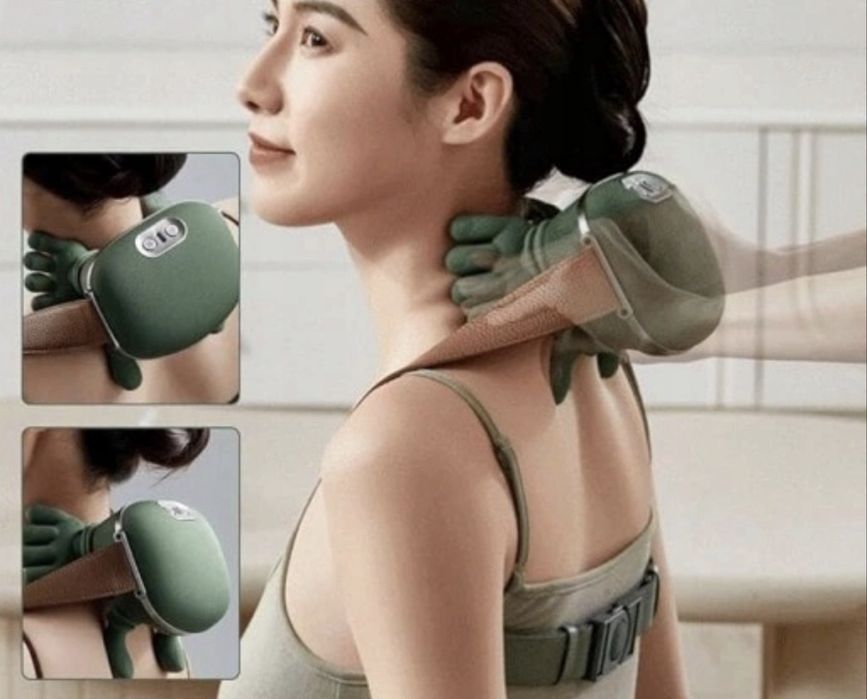 Elektryczny Masażer Szyi Ramion Bezprzewodowy Masażer Głębokich Tkanek