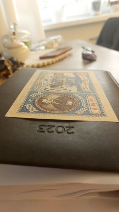 10000 Marek 1923 Gdańsk okazja niski numer piekny 2