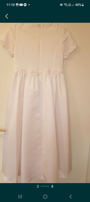 Sukienka do komuni plus bolerko