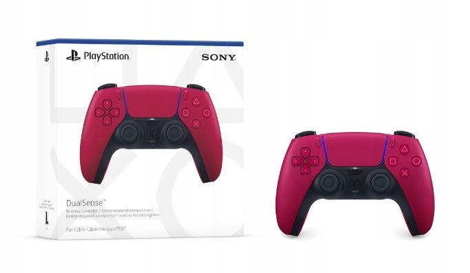 pad bezprzewodowy sony dualsense v2 cosmic red