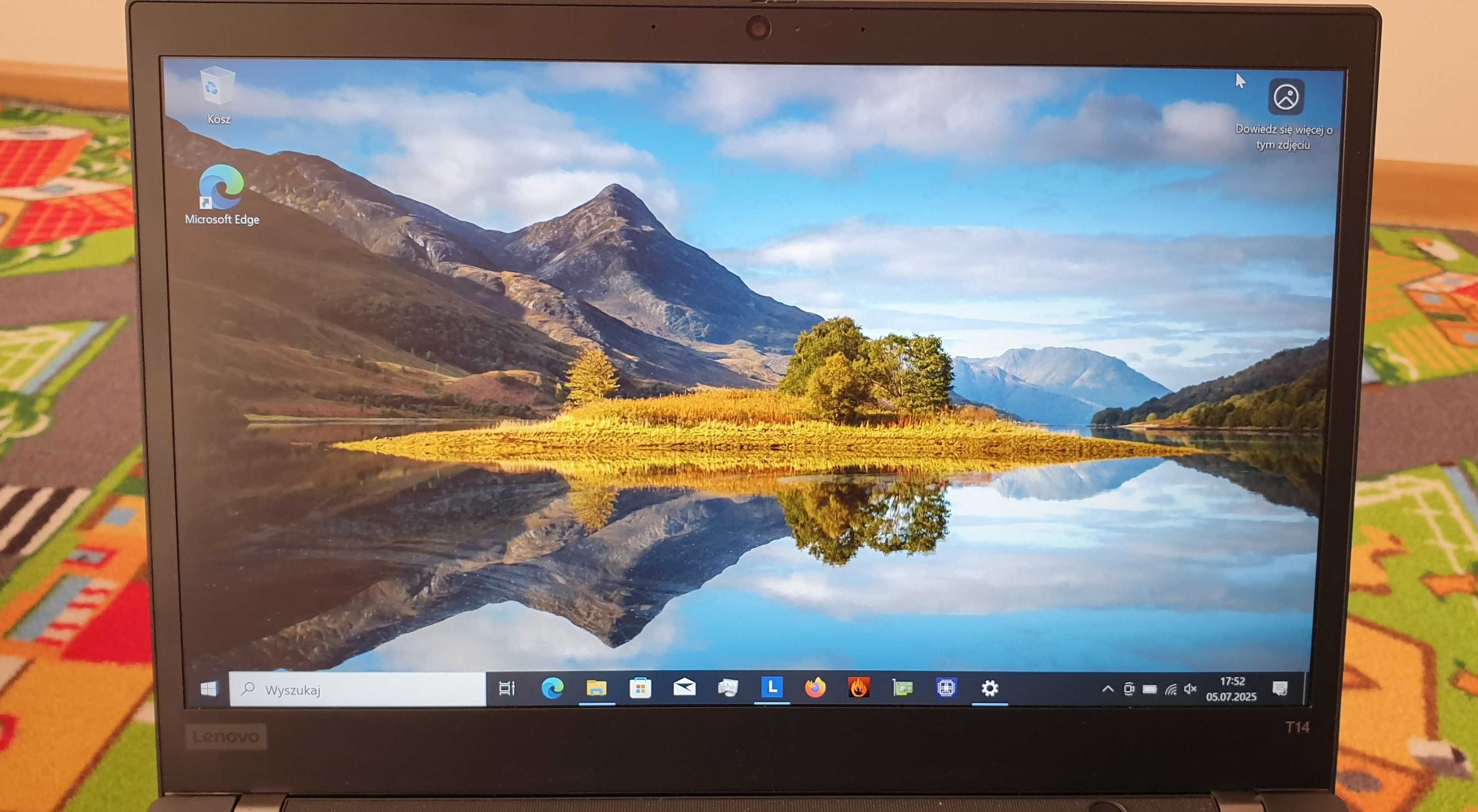 ThinkPad Ryzen 7 (8rdz./16w) 32GB RAM 256GB nowa bateria na gwarancji