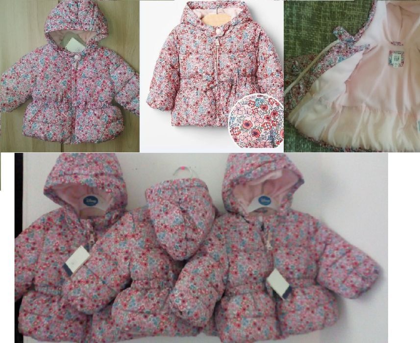 GAP nowa kurtka kurteczka peplum floral kwiatuszki 12 miesięcy 74-80