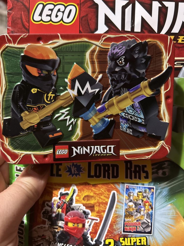 Puszka Lego Ninjago Cole vs. Lord Ras